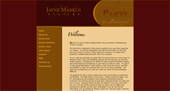 Desktop Screenshot of jaynemarkuspilates.ca